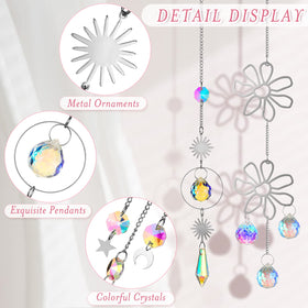 Ysleen crystal hanging ornaments for garden create shimmering outdoor decor