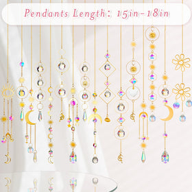Ysleen hanging suncatcher chain pendant adds garden sparkle and charm