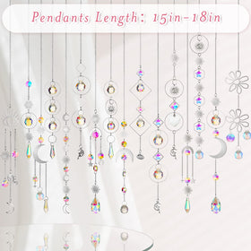 Ysleen silver prism suncatcher collection adds elegant sparkle in sunlight