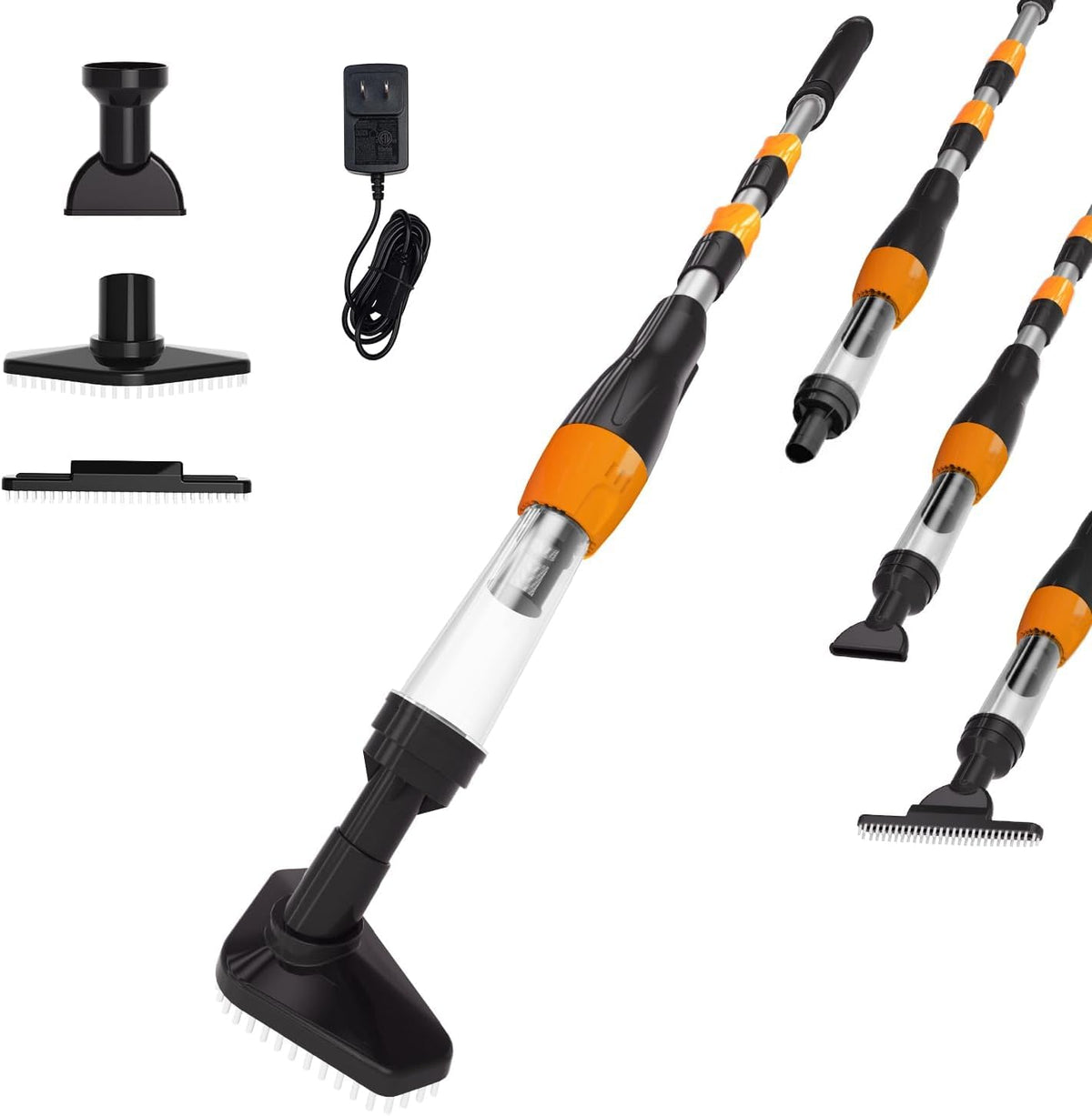 YSMJ 3in1 cordless pool vacuum in use on spa edge for quick debris removal