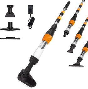 YSMJ 3in1 cordless pool vacuum in use on spa edge for quick debris removal
