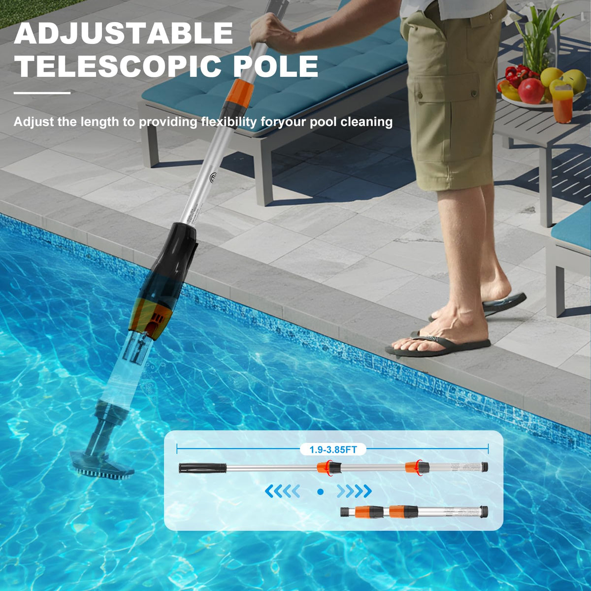 YSMJ bottom-cleaning action with wheels enables smooth motion