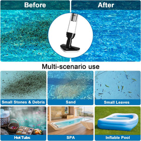 YSMJ compact-storage-ready pool vacuum fits small storage spaces