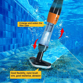 YSMJ submerged water outlet design facilitates underwater use while cleaning