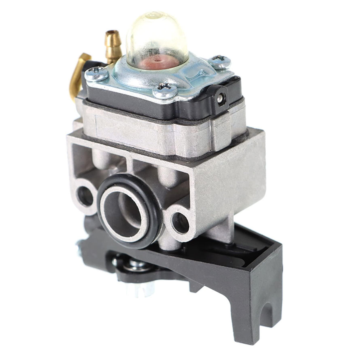 YSMN carburetor installed on Honda GX25 engine installation view for easy replacement.