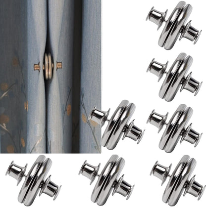 Yteseery curtain magnet closure closeup showing strong hold for privacy