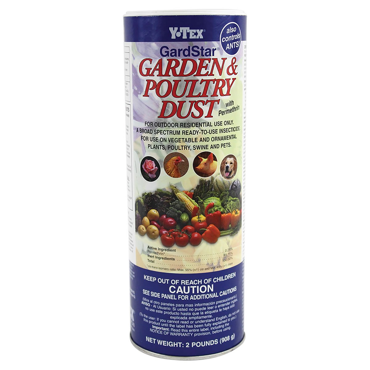 Ytex Garden Poultry Dust bottle for poultry care and garden pest prevention