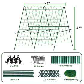 Ytgarflnzw outdoor trellis durable design for year-round garden use.