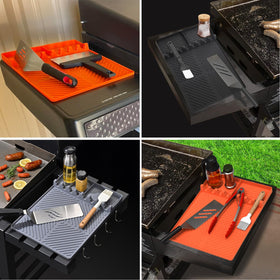 Ytuomzi spatula rest built-in hanger for easy griddle-side storage