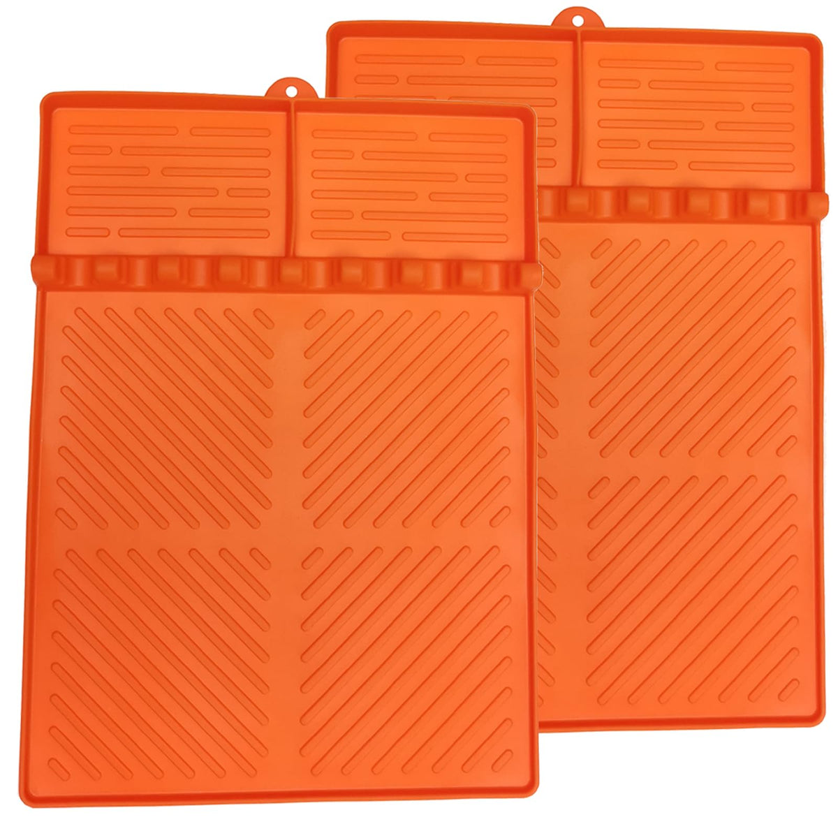 Ytuomzi silicone spatula mat on side shelf keeps tools organized and clean
