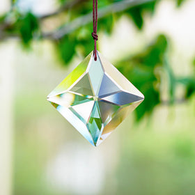 YU FENG crystal suncatcher square in gift bag ideal decor gift