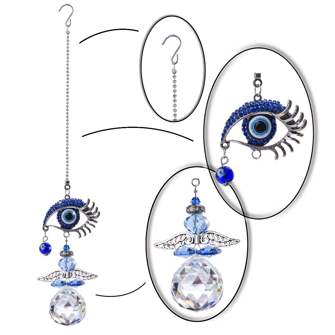 YU FENG gift idea evil eye angel decor.