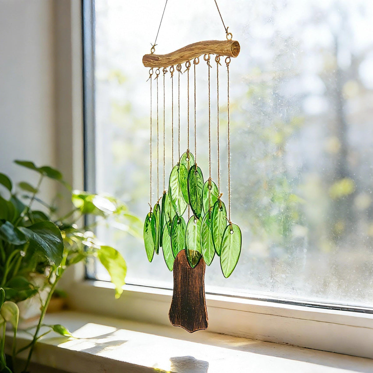 YU FENG Translucent leaves reflect sunlight, adding subtle glow to any space.