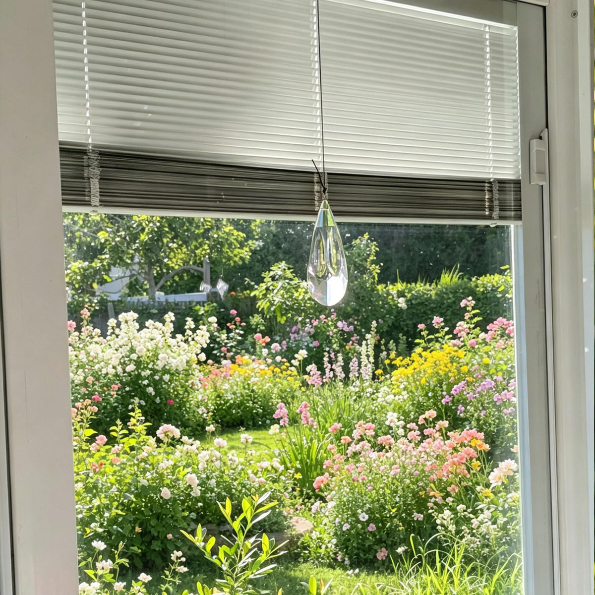 Yu Feng sunlit rainbow sparkle highlights any window or garden.