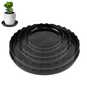 YUANAIYI Wave Saucer 6inch setup protects floors from spills and dirt.