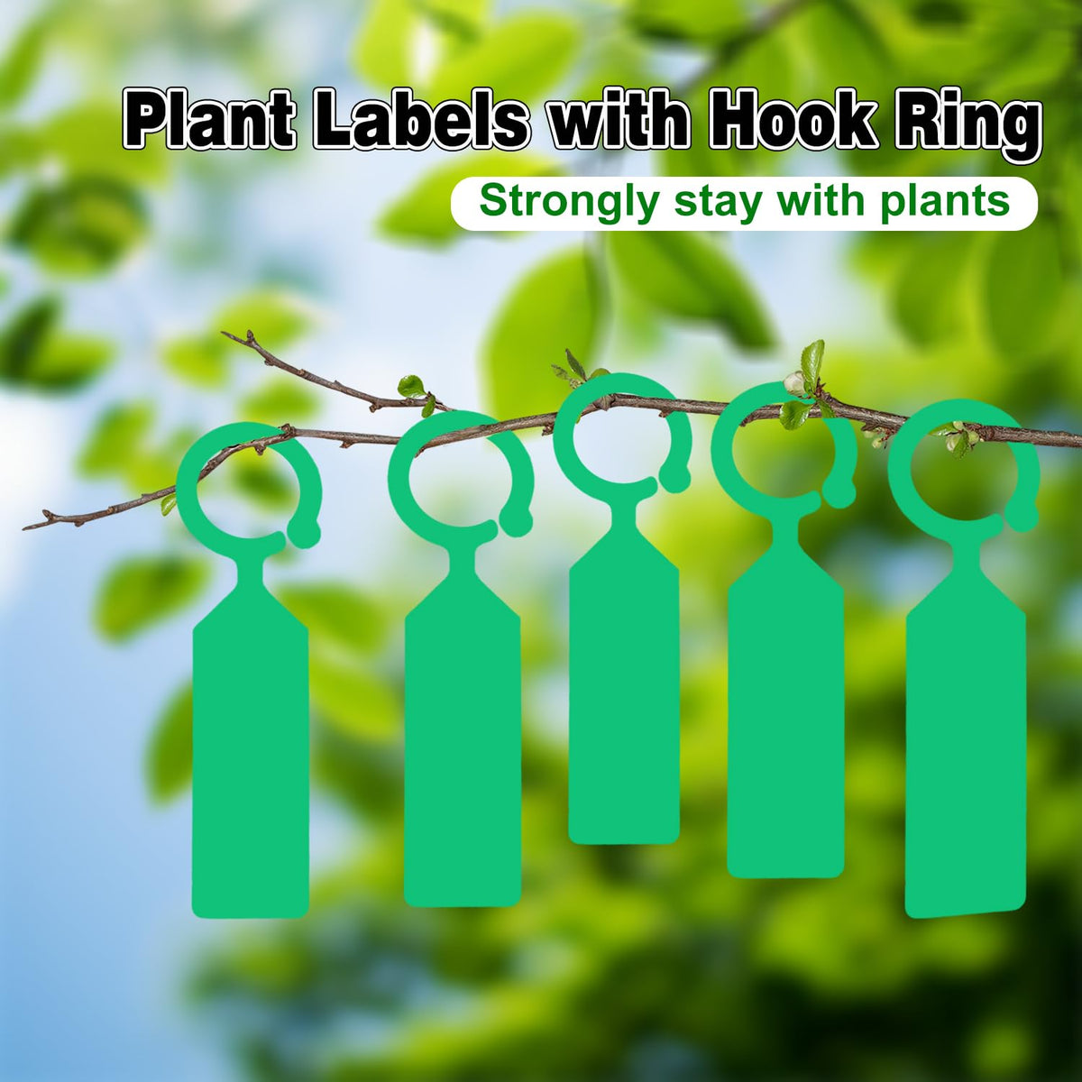 Yuanling marker pen included for quick labeling on plant tags.