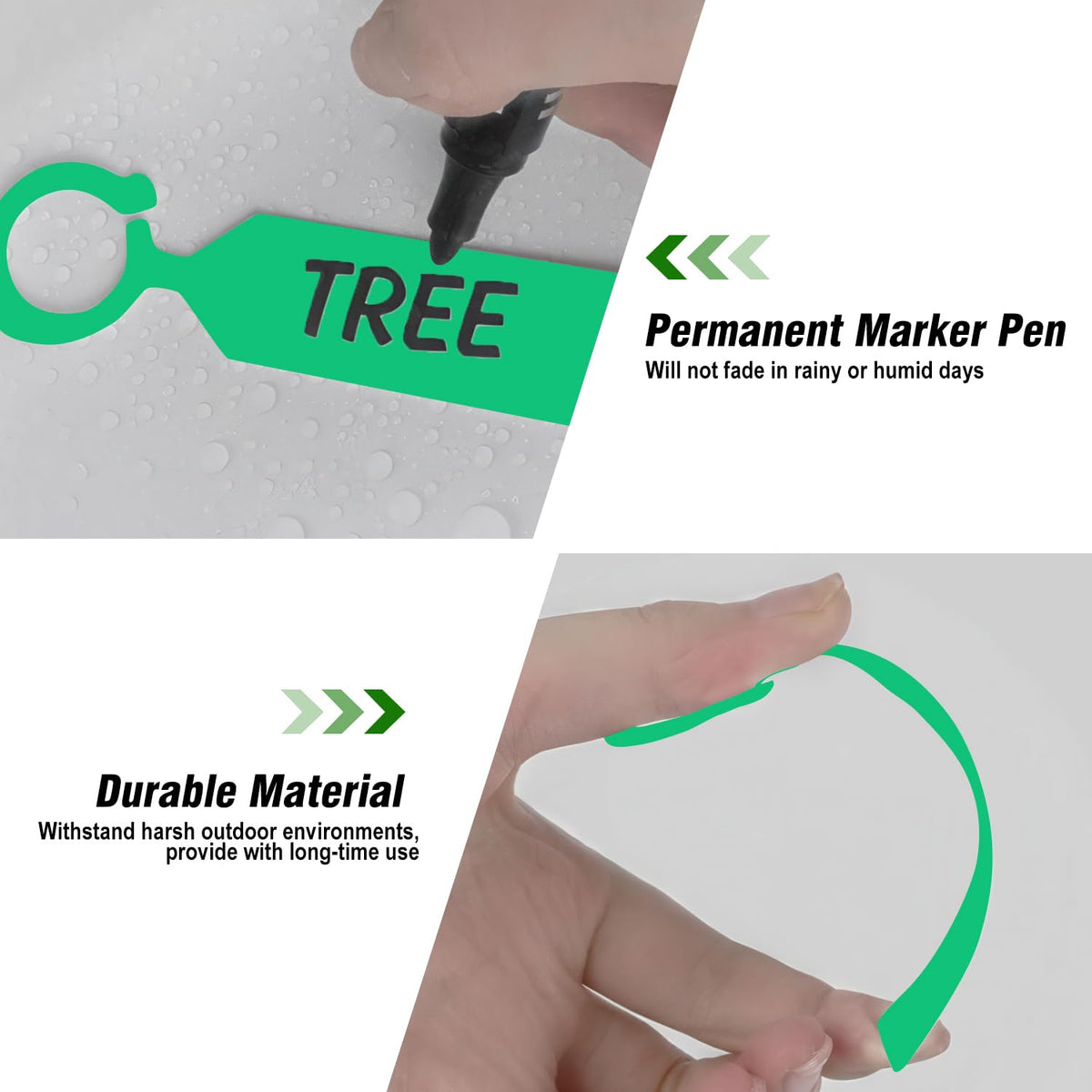 Yuanling waterproof outdoor plant tags withstand weather across seasons.