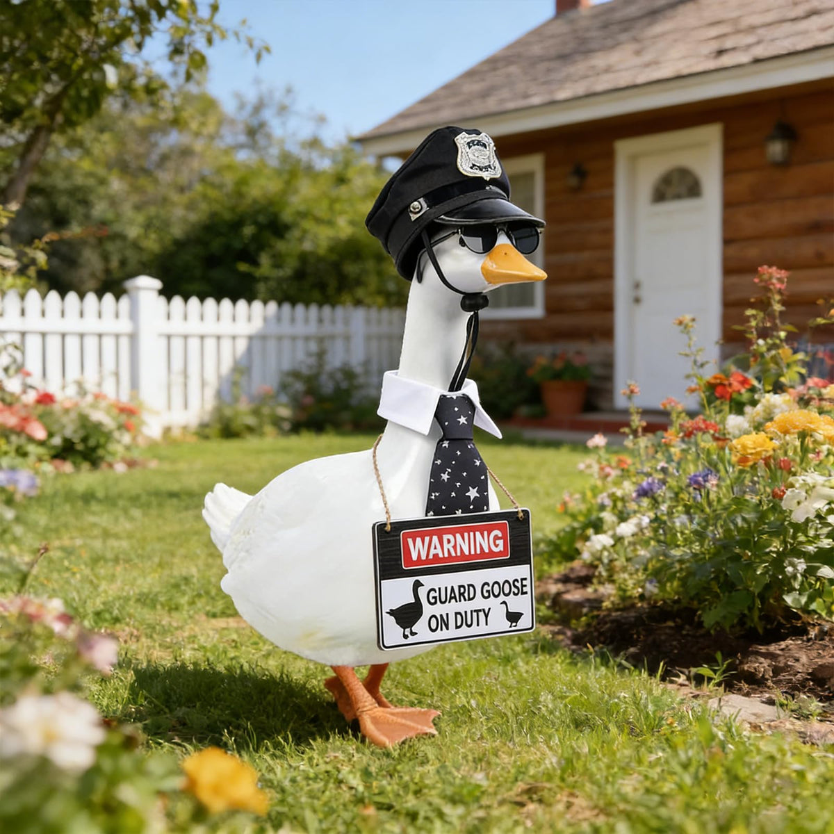 yuboo yard decor goose porch display for summer gatherings