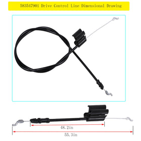 Yubunt cable close-up shows high-strength material for long-lasting performance