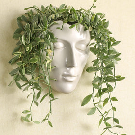 Yuccasly outdoor hanging decor vase adds artful patio decor.