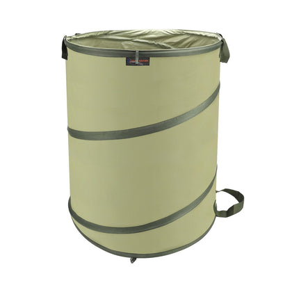 YUDI & GARDEN 45-gallon collapsible bin opened for yard waste collection.