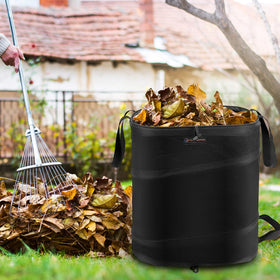 YUDI & GARDEN bin with built-in fixing clips securing bags.