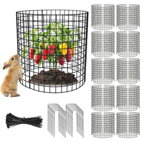 Yudlto plant protector panel assembly protects seedlings with modular mesh.