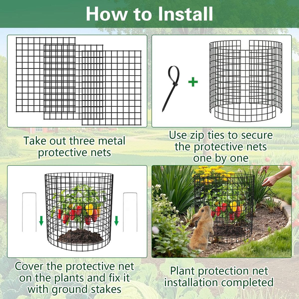 Yudlto zip ties connect panels quickly for custom shapes.