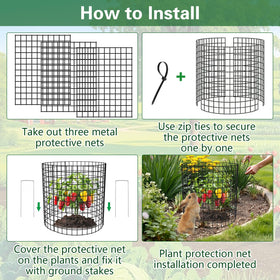 Yudlto zip ties connect panels quickly for custom shapes.