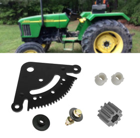 Yue 19-teeth steering sector gear kit for John Deere LA105 enhances mowing control