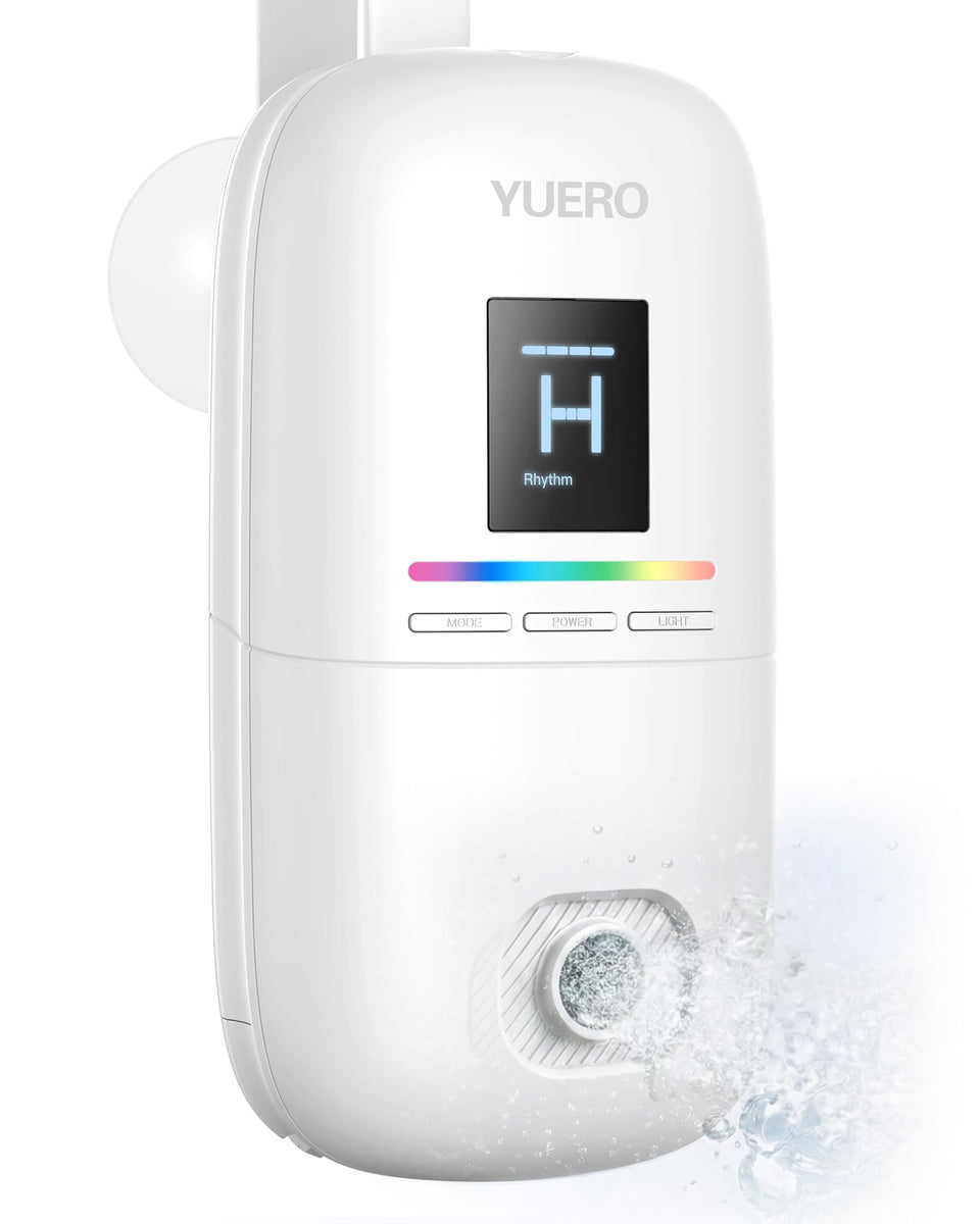 YUERO Bath Jets flow mode in action for targeted hydro massage at home.