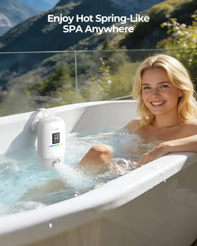 YUERO Bath Jets soft bubbles mode delivering gentle bubbles for a calming soak.