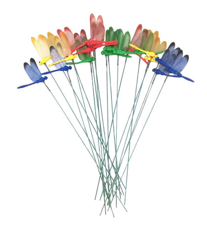 Yueton dragonfly stake adds colorful charm to your garden
