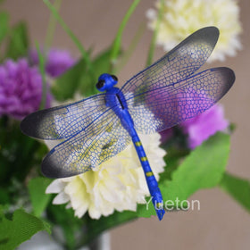 Yueton dragonfly stake colorful breeze for garden decor