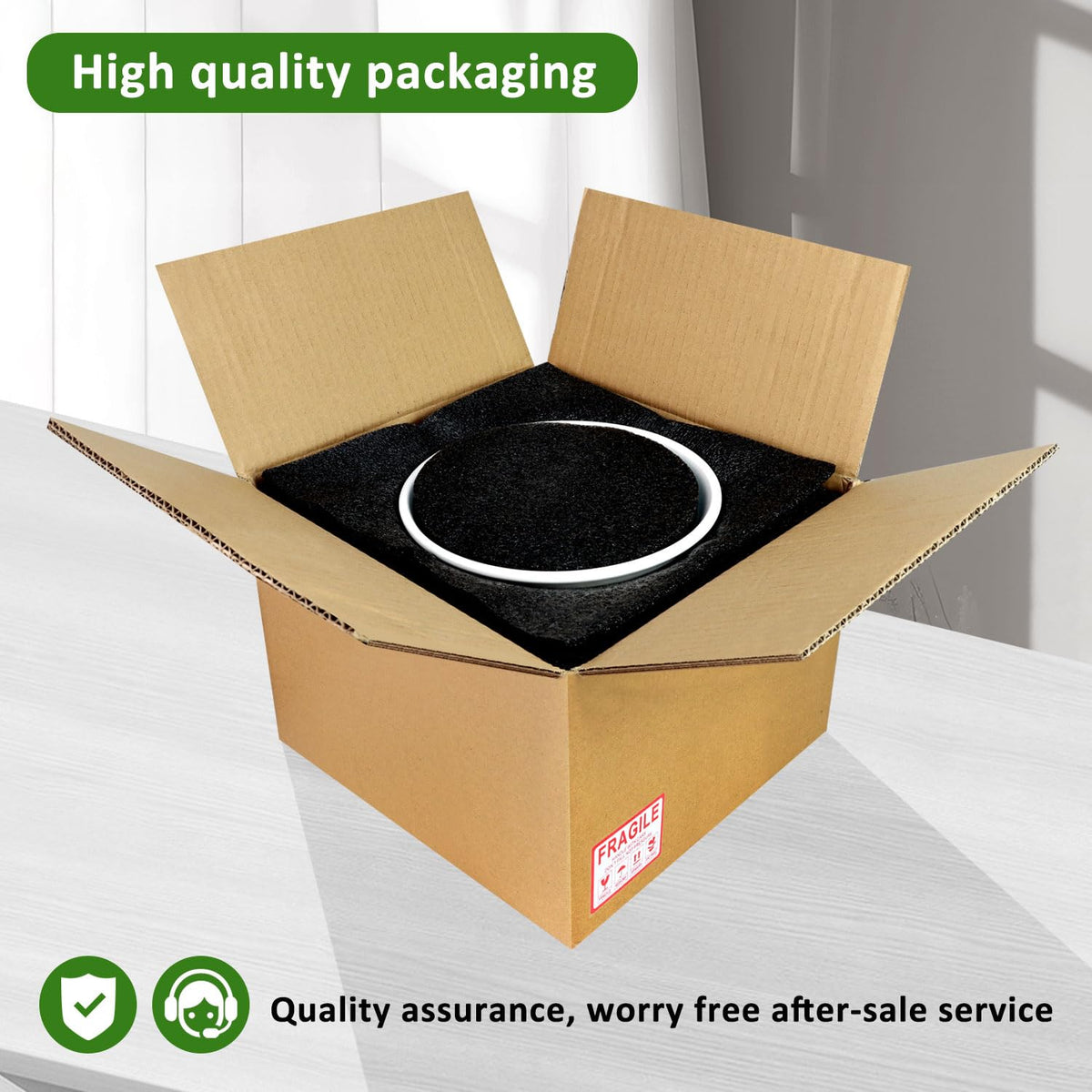 YUFDA ceramic pot ideal for indoor use in living rooms and bedrooms