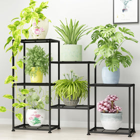 YUJCHMTZN metal plant stand with 3 tiers for space saving display