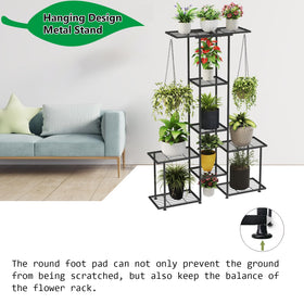 YUJCHMTZN supports up to 40 pounds per tier for heavy pots