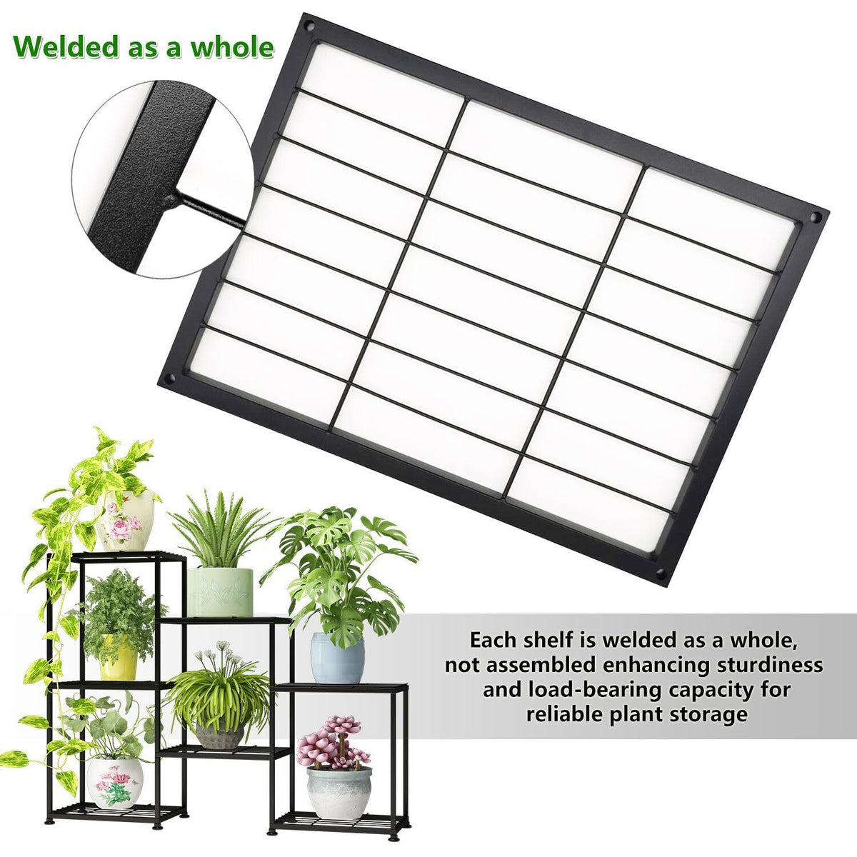 YUJCHMTZN indoor outdoor plant rack ready for balcony use