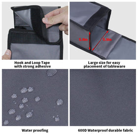 YUJHON bbq utensil carry case portable and easy to transport.