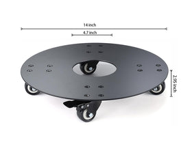 YUjieSTC heavy-duty plant dolly supports up to 500 pounds for large plants.
