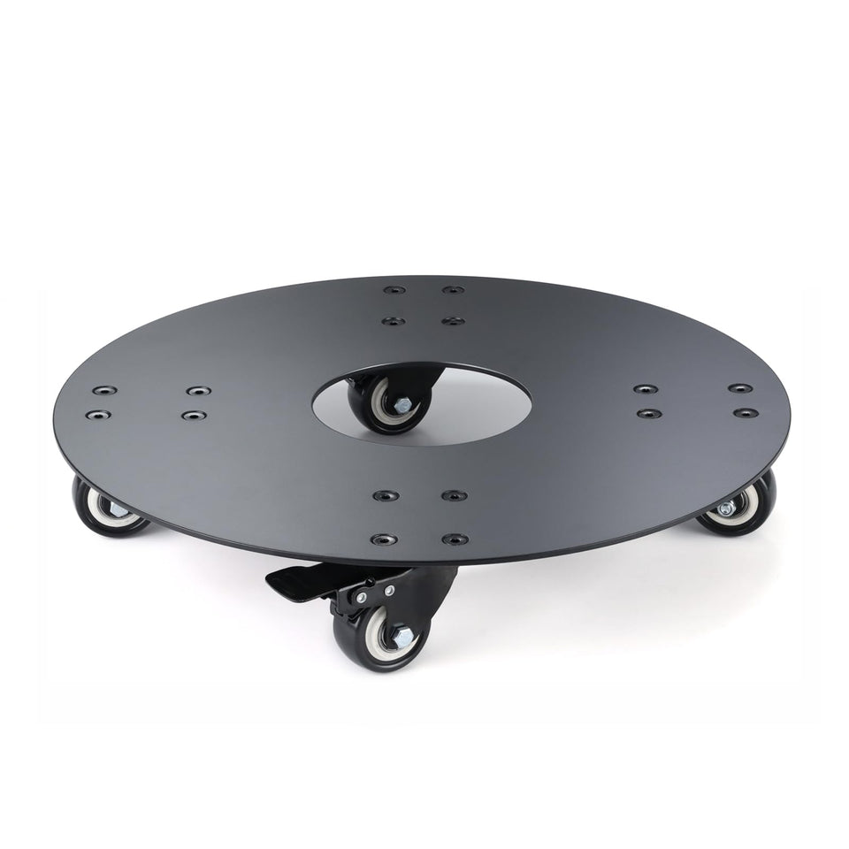 YUjieSTC plant stand with wheels 14-inch base enables easy repositioning.