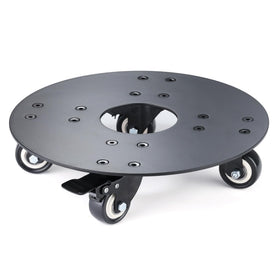 YUjieSTC plant stand with wheels for easy movement of heavy pots.