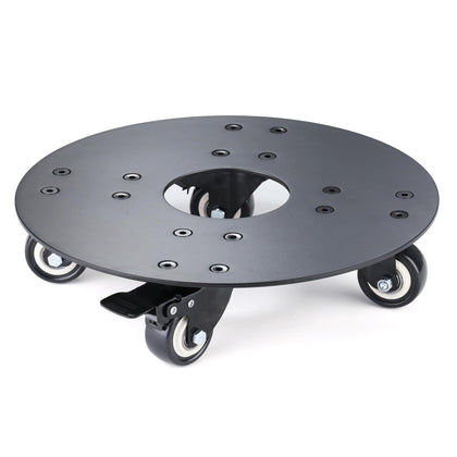 YUjieSTC plant stand with wheels for easy movement of heavy pots.