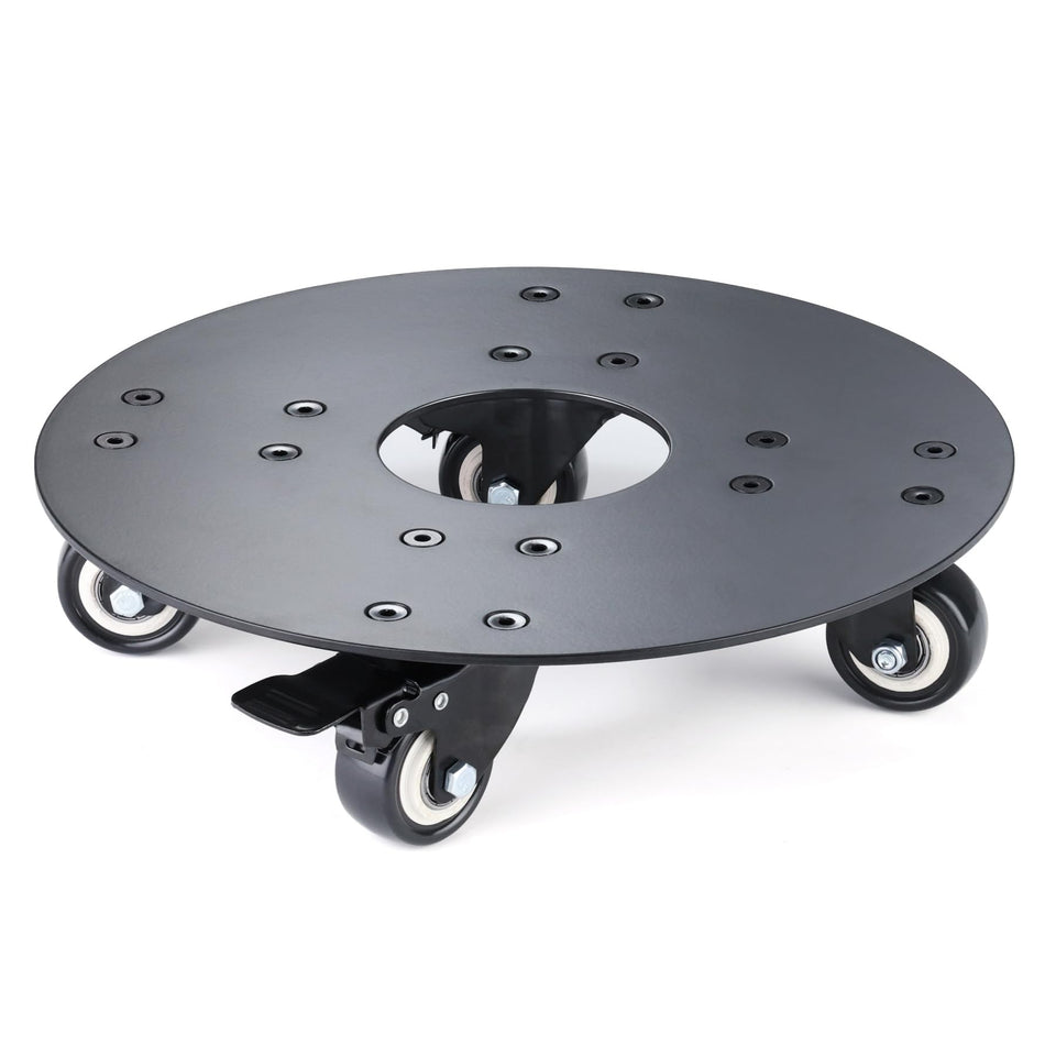 YUjieSTC plant stand with wheels for easy movement of heavy pots.