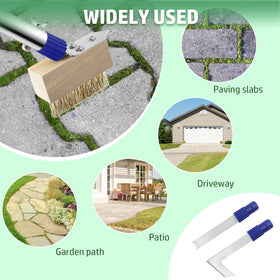YUJOIBAN paver and driveway weeding tool suitable for sidewalks, driveways, and patios.