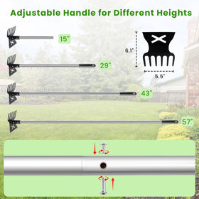 YUJOIBAN stainless steel rods resist rust for outdoor readiness.