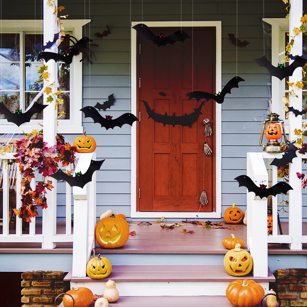 YUJUN three-style bat display ideal for varied Halloween accents