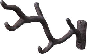 YukaBa cast iron tree branch hook wall mount for sturdy indoor storage