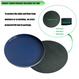 Yukfona plant saucer offers multi-size range to fit various pots.