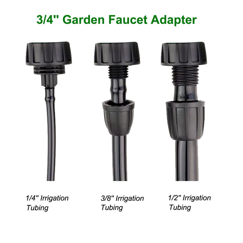 Yulaiyoen barbed connection prevents slipping under pressure for durable drip line setups.